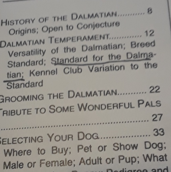 Dalmatian Dog Puppy Care Handbook TFH - Picture 3 of 4